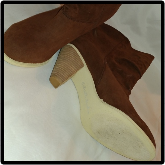 🔮SOLD🔮NWOT Brown faux fur ankle boots - Picture 2 of 3